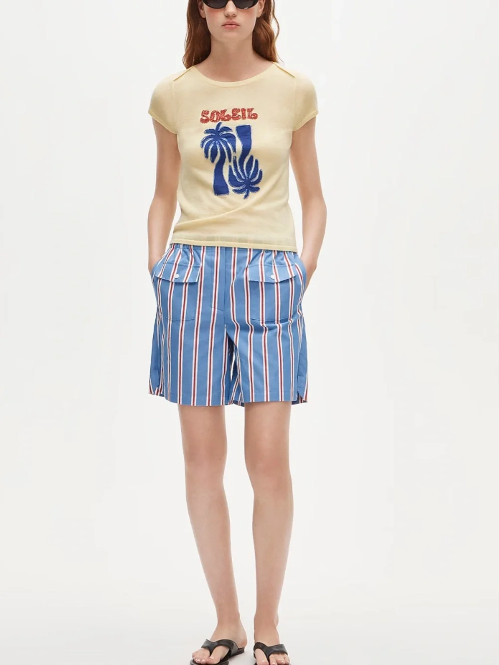 J. Crew Featherweight cashmere beaded 